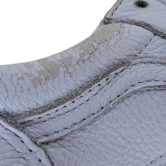 Vans x Flour Shop White Leather Rainbow Sneakers Lace Up Size 1 Style 721728 - Picture 9 of 9